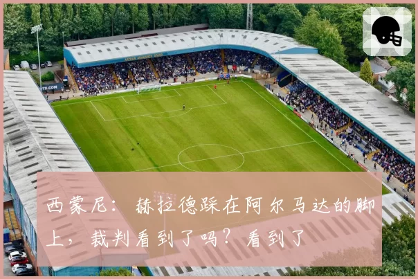 西蒙尼：赫拉德踩在阿尔马达的脚上，裁判看到了吗？看到了