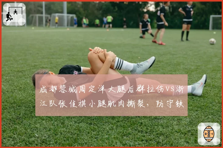 成都蓉城周定洋大腿后群拉伤vs浙江队张佳祺小腿肌肉撕裂，防守铁腰伤停影响对比